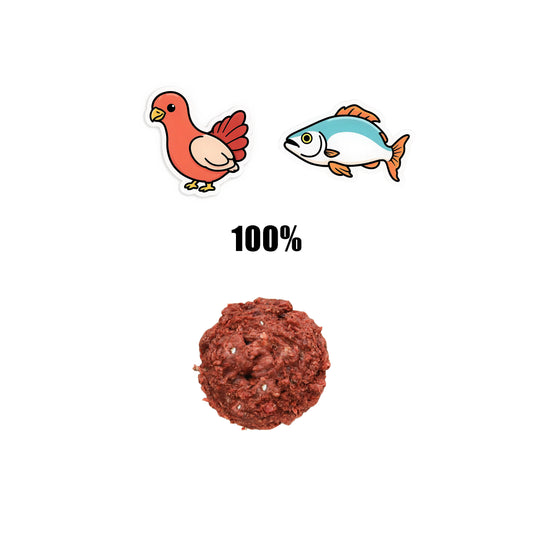 Pavo/Boquerón - Menú completo BARF (2kg ~ 25 días)