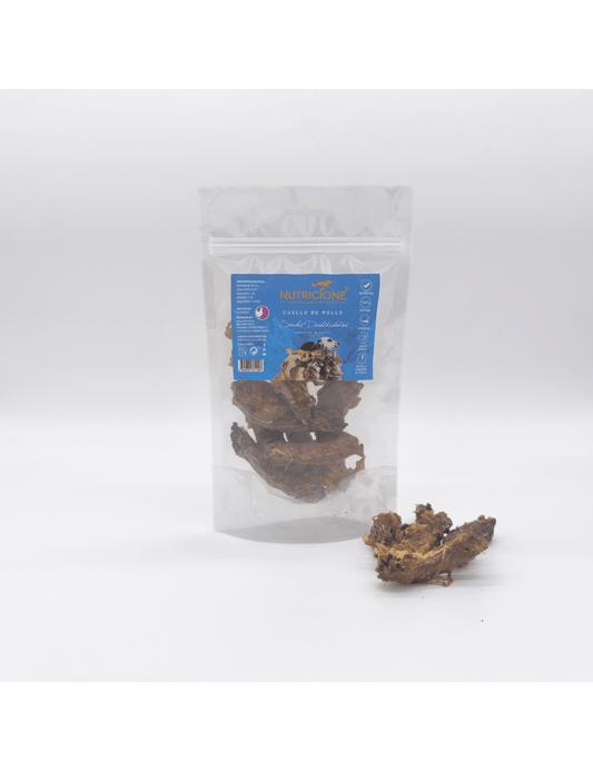 Cuellos de Pollo Deshidratados - Snack Natural - 8ud comida natural BARF para gatos | El Gato BARFI