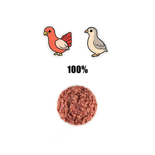Pavo/Codorniz - Menú completo BARF (2kg ~ 25 días)