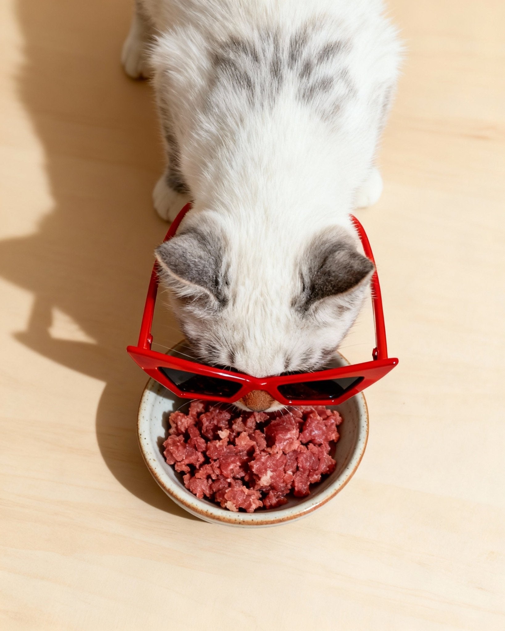 Pollo - Menú completo BARF (2kg ~ 25 días) comida natural BARF para gatos | El Gato BARFI