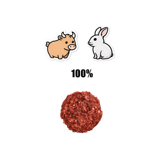 Toro/Conejo - Menú completo BARF (2kg ~ 25 días)
